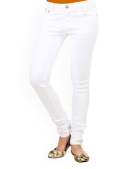 20D Women White Slim Fit Jeans