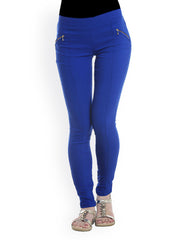 20D Women Blue Treggings