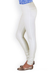 20D Women White Slim Fit Jeggings