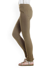 20D Women Khaki Treggings
