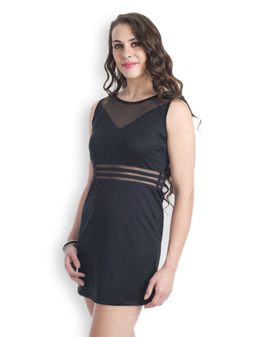 499 Black Sheath Dress