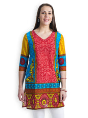 499 Women Multi-Coloured Printed Kurti