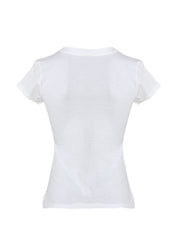 Jockey Women White Round Neck T-Shirt