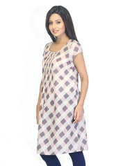 W Women Printed Beige Kurta