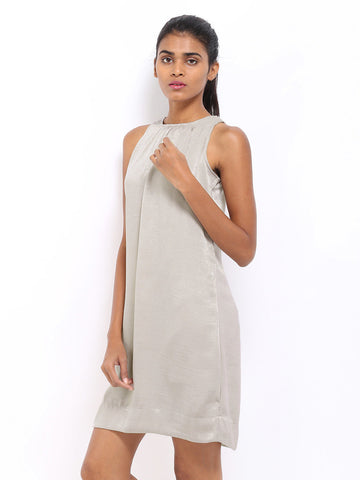AND by Anita Dongre Beige Shift Dress