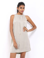 AND by Anita Dongre Beige Shift Dress