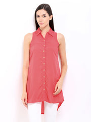 AND by Anita Dongre Women Coral Pink Tunic
