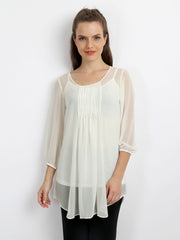 AND by Anita Dongre Women Off-White Tunic