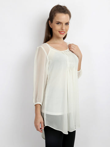 AND by Anita Dongre Women Off-White Tunic