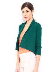 AND by Anita Dongre Green Shrug