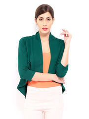 AND by Anita Dongre Green Shrug