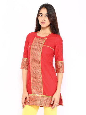 Aurelia Women Red Kurti