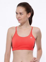 Adidas Neon Orange CESS Padded Training Sports Bra S18226