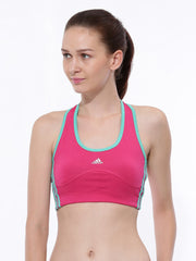 Adidas Pink 3S Training Sports Bra S27707