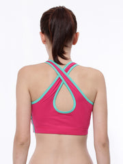 Adidas Pink 3S Training Sports Bra S27707