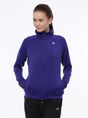 Adidas Women Blue Clima 3SESS TT Jacket
