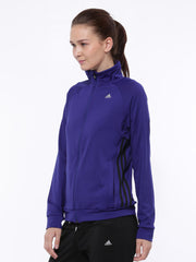 Adidas Women Blue Clima 3SESS TT Jacket