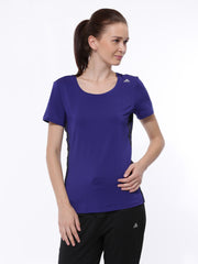 Adidas Women Blue CT Core Training T-shirt