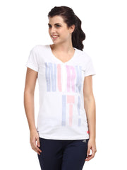 Adidas Women White Stronger T-shirt