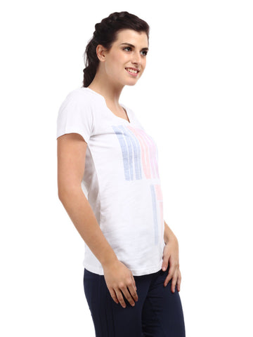 Adidas Women White Stronger T-shirt