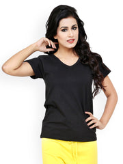 Alba Women Black T-shirt