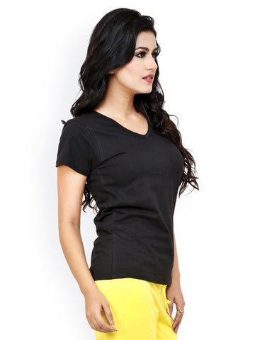 Alba Women Black T-shirt