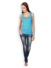 Alba Women Blue Tank Top