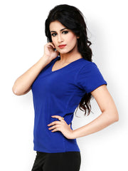 Alba Women Royal Blue T-shirt