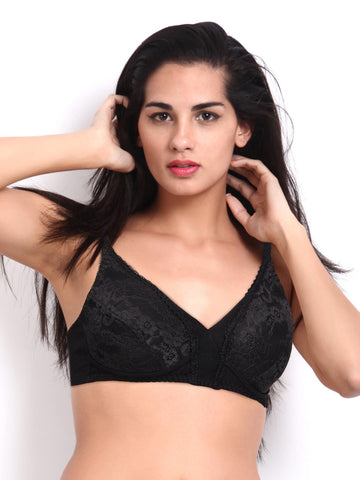 Amante Black Comfort Bra BFOM26