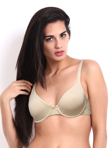 Amante Beige Comfort Bra BFOM24