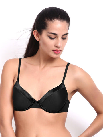 Amante Black Glamour Bra BGSE31