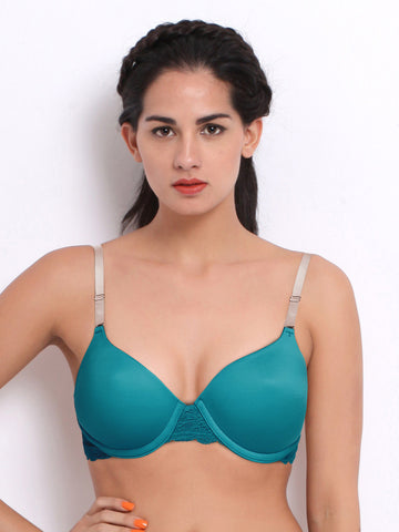 Amante Confidence Teal Blue Bra BCNE21