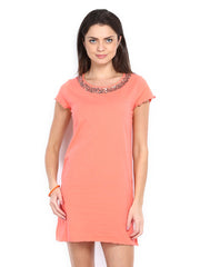 Amari West Coral Orange Jersey Dress