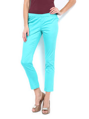 Amari West Women Green Slim Fit Jeggings