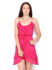 American Laundry Pink Fit &amp; Flare Dress