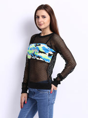 American Laundry Women Black Top