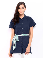 American Swan Women Navy Tunic