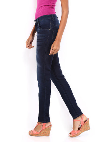 American Swan Women Blue Slim Fit Jeans