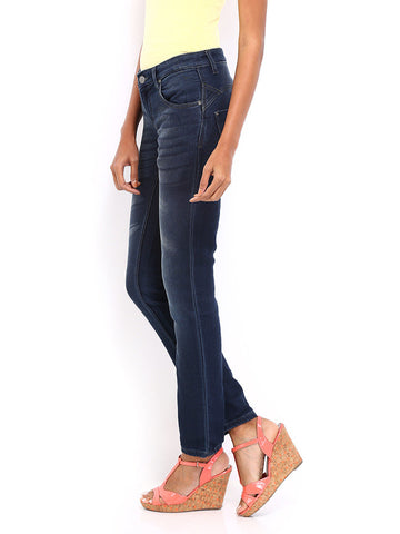 American Swan Women Blue Slim Fit Jeans