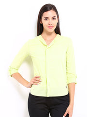American Swan Women Lime Green Top