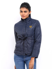 American Swan Women Navy Padded Jacket