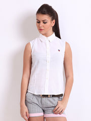 American Swan Women White Shirt