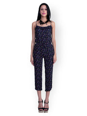 Anasazi Women Navy Printed Jumpsuit