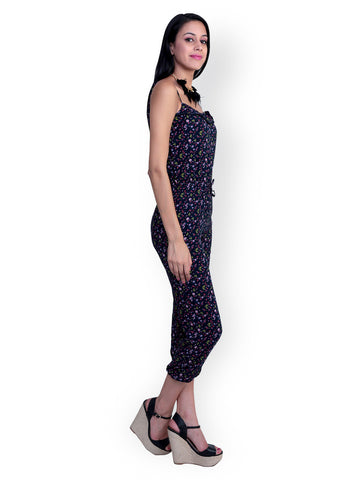Anasazi Women Navy Printed Jumpsuit