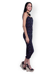 Anasazi Women Navy Printed Jumpsuit