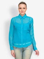 Anasazi Women Turquoise Shirt
