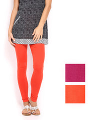 Anouk Pack of 2 Cotton Stretch Churidar Leggings