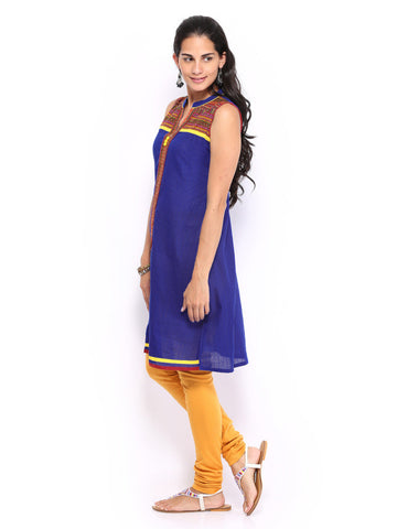 Anouk Women Blue Kurta