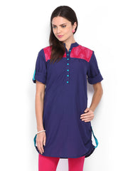 Anouk Women Blue Kurta