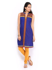 Anouk Women Blue Kurta
